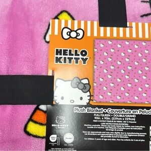 Hello Kitty Candy Corn Plush Blanket